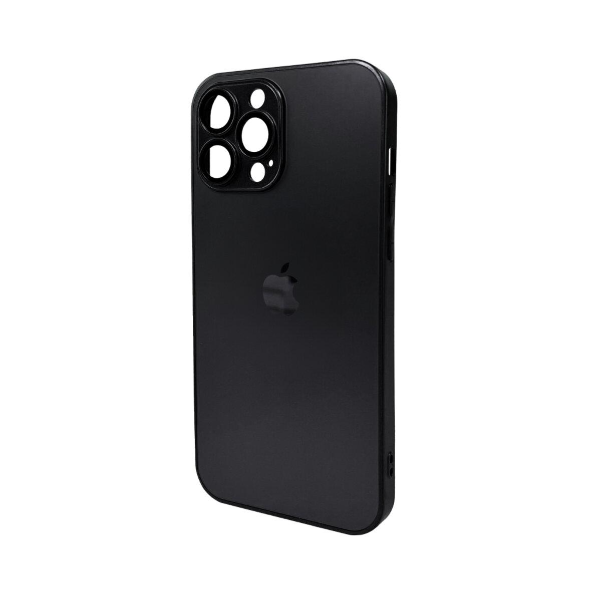 Противоударный чехол для Apple iPhone 13 Pro Max AG Glass Matt Frame Color / Graphite Black