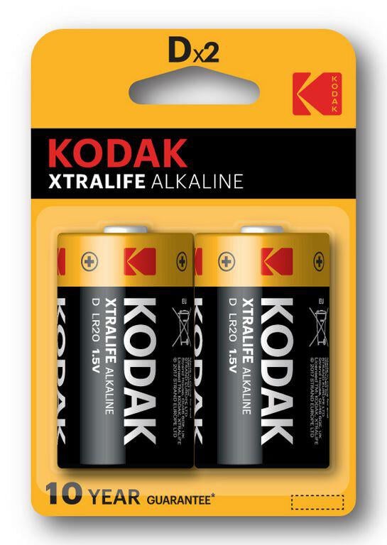 Батарейка Kodak LR20 EXTRALIFE ALKALINE Черный