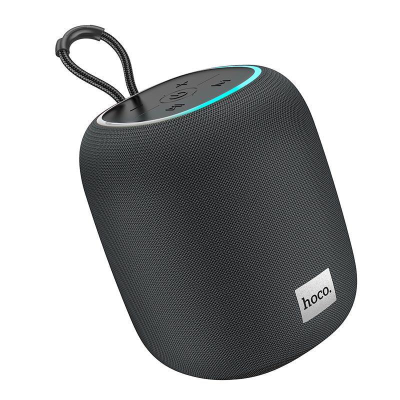 Портативная колонка с RGB подсветкой Hoco HC14 Bluetooth 5.2 1200 mAh Серый (27676152)