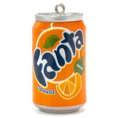 Подвеска брелок в виде банки Fanta 45х23 мм 1 шт. (ПД4523р01)