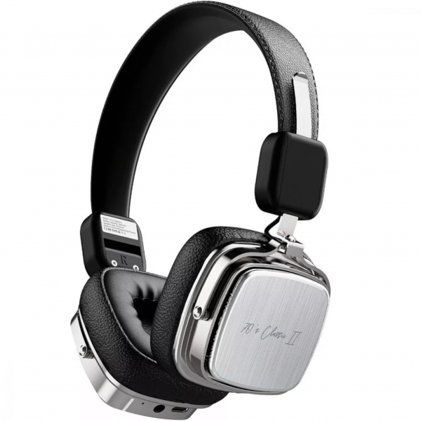 Наушники с микрофоном Proove 70's Classic II Bluetooth 5.4 AUX 300 мАч Silver/Black (HPCL20010006)