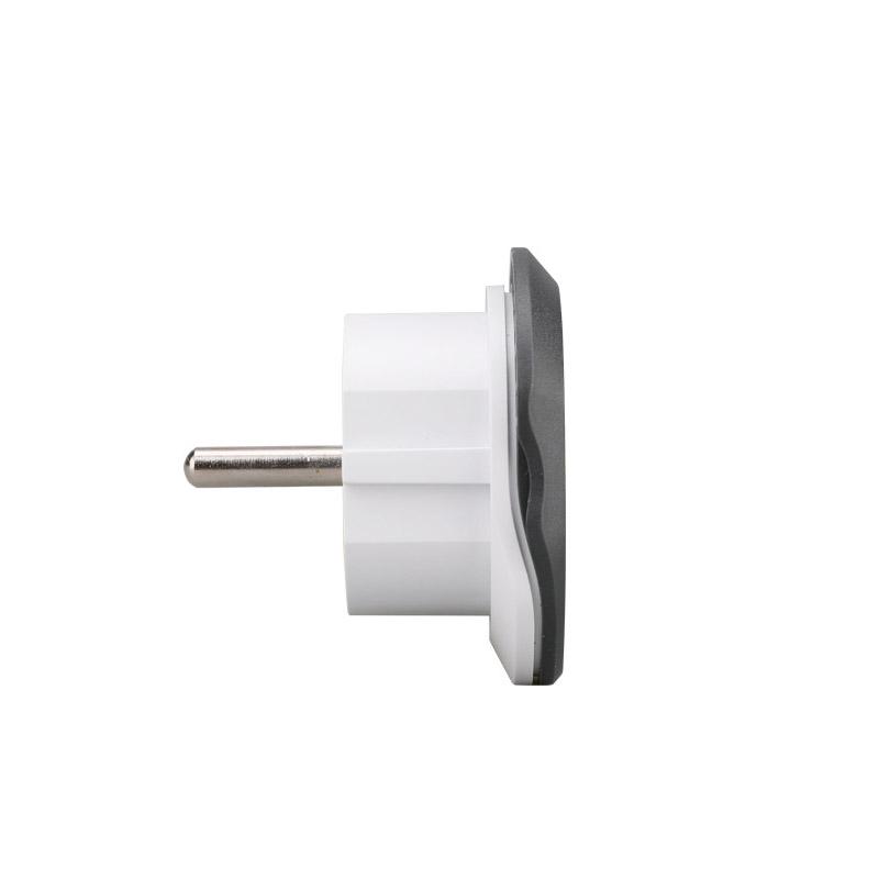 Перехідник мережевий ProZone AC9605 Compact US/UK/AU to EU Plug Сірий - фото 4