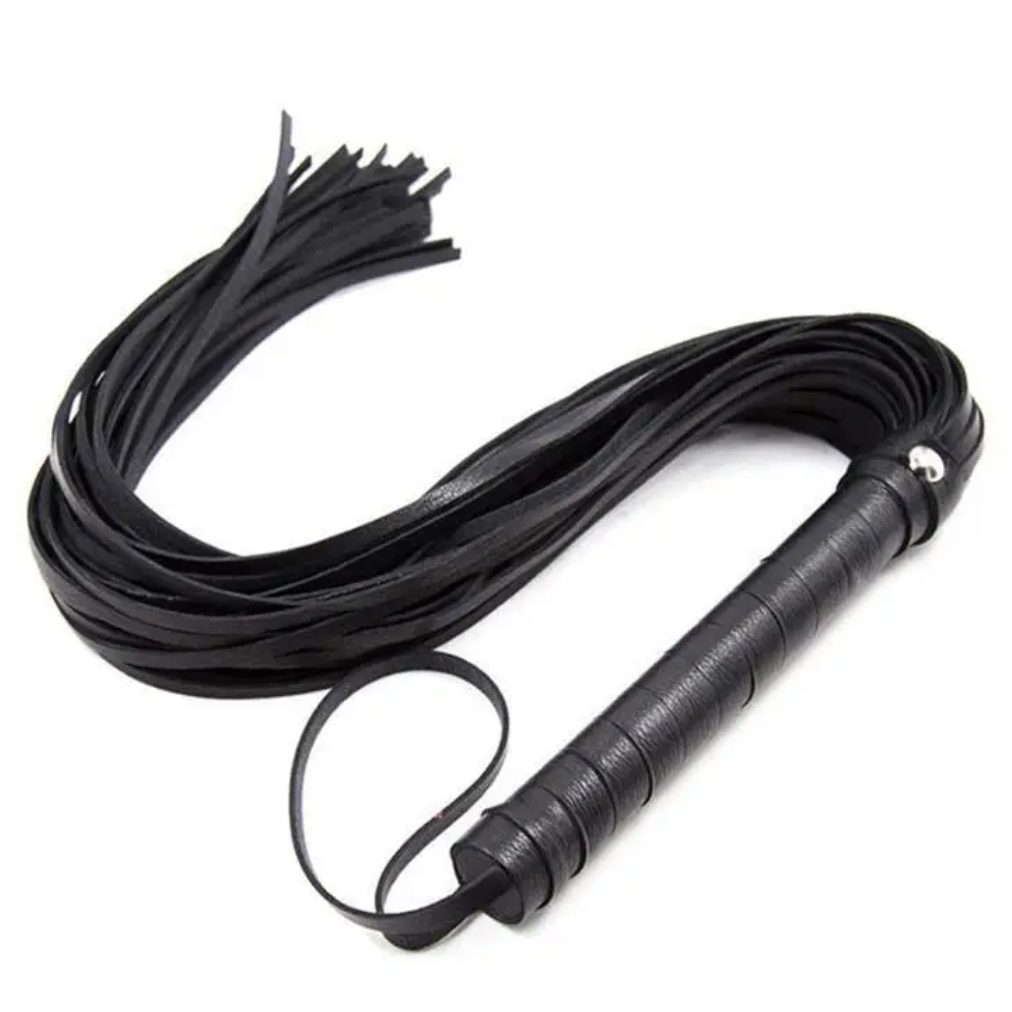 Кнут-хлыст мягкий для верховой езды на коне 35 см 1 шт. Черный (40_128)