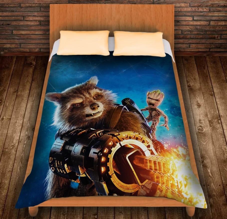 Плед с 3D принтом Ракета и пулемет Стражи Галактики 150x200 см (epi_0066) Плед с 3D принтом Ракета и пулемет Стражи Галактики 150x200 см (epi_0066)