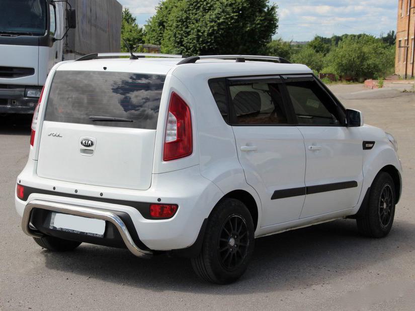 Задняя дуга AK002 CAN для Kia Soul I 2008-2013 гг. нержавеющая сталь Хром