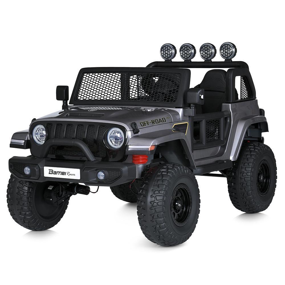 Детский электромобиль двухместный Bambi джип 4WD M 5780EBLRS Серый Детский электромобиль двухместный Bambi джип 4WD M 5780EBLRS Серый