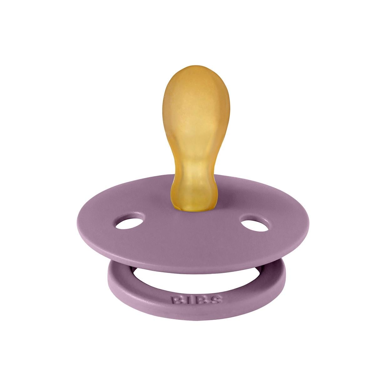 Пустышка Bibs Colour Latex Symmetrical симетрична Mauve 0-6 мес.