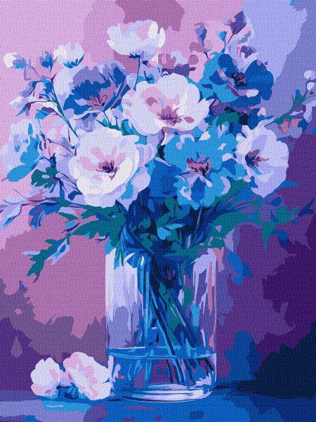 Картина за номерами Ideyka Ніжні квіти 30x40 см (Id-KHO3323)