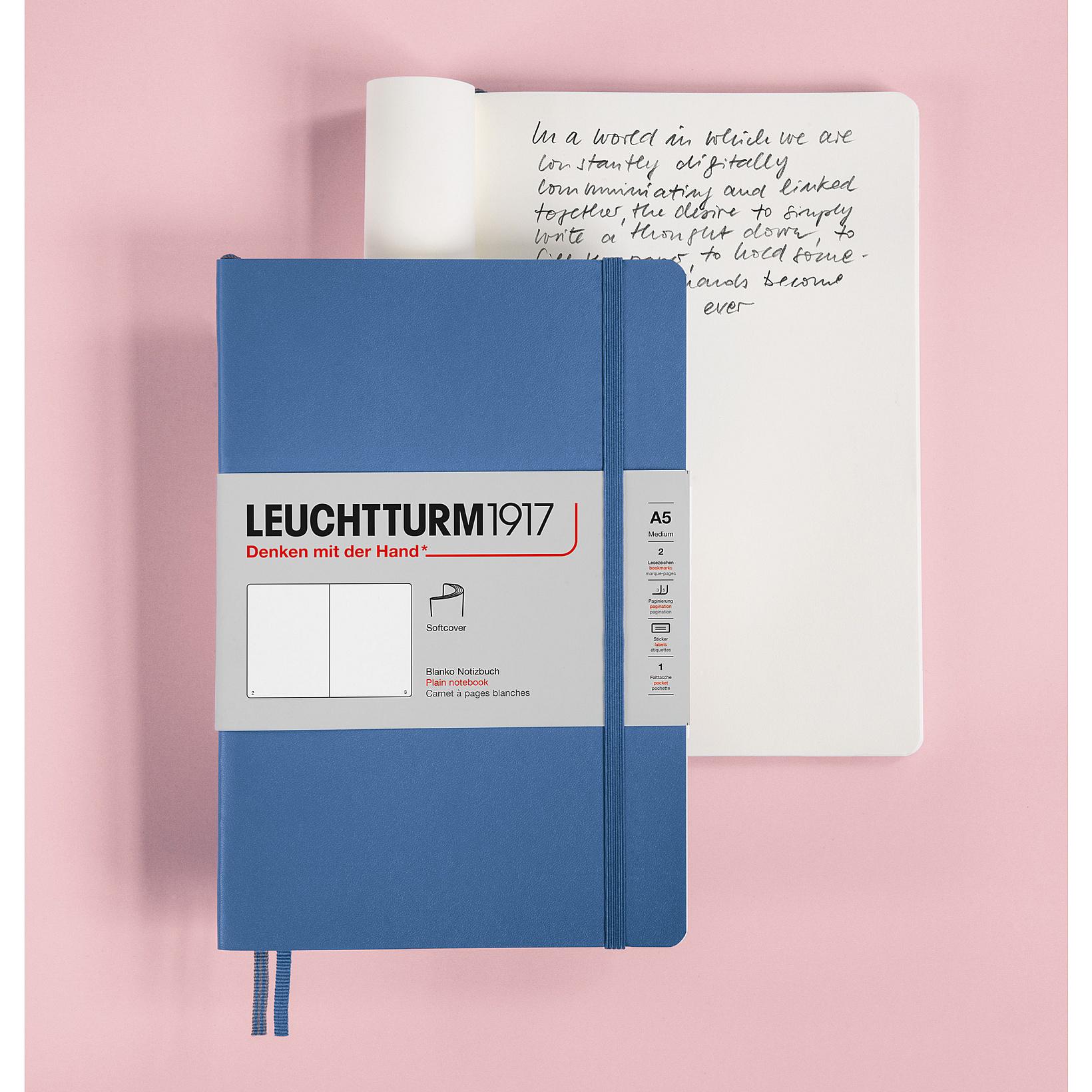 Блокнот Leuchtturm1917 Muted Colours середній м'яка обкладинка крапка Sage (361592) - фото 4