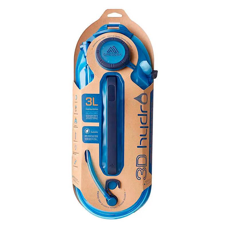 Система для пиття Gregory 3D Hydro 3 л Reservoir 3 Optic Blue (145287/5583) - фото 4 Система для пиття Gregory 3D Hydro 3 л Reservoir 3 Optic Blue (145287/5583) - фото 4