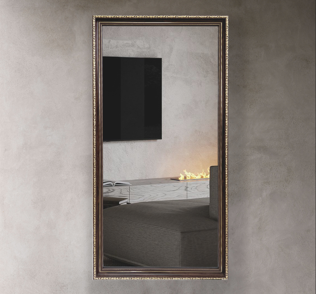 Зеркало в багетной рамке 4В 1200х600 мм (00374) Зеркало в багетной рамке 4В 1200х600 мм (00374)