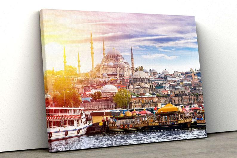 Картина на холсте KIL Art Рассвет в Стамбуле 122x81 см (273)