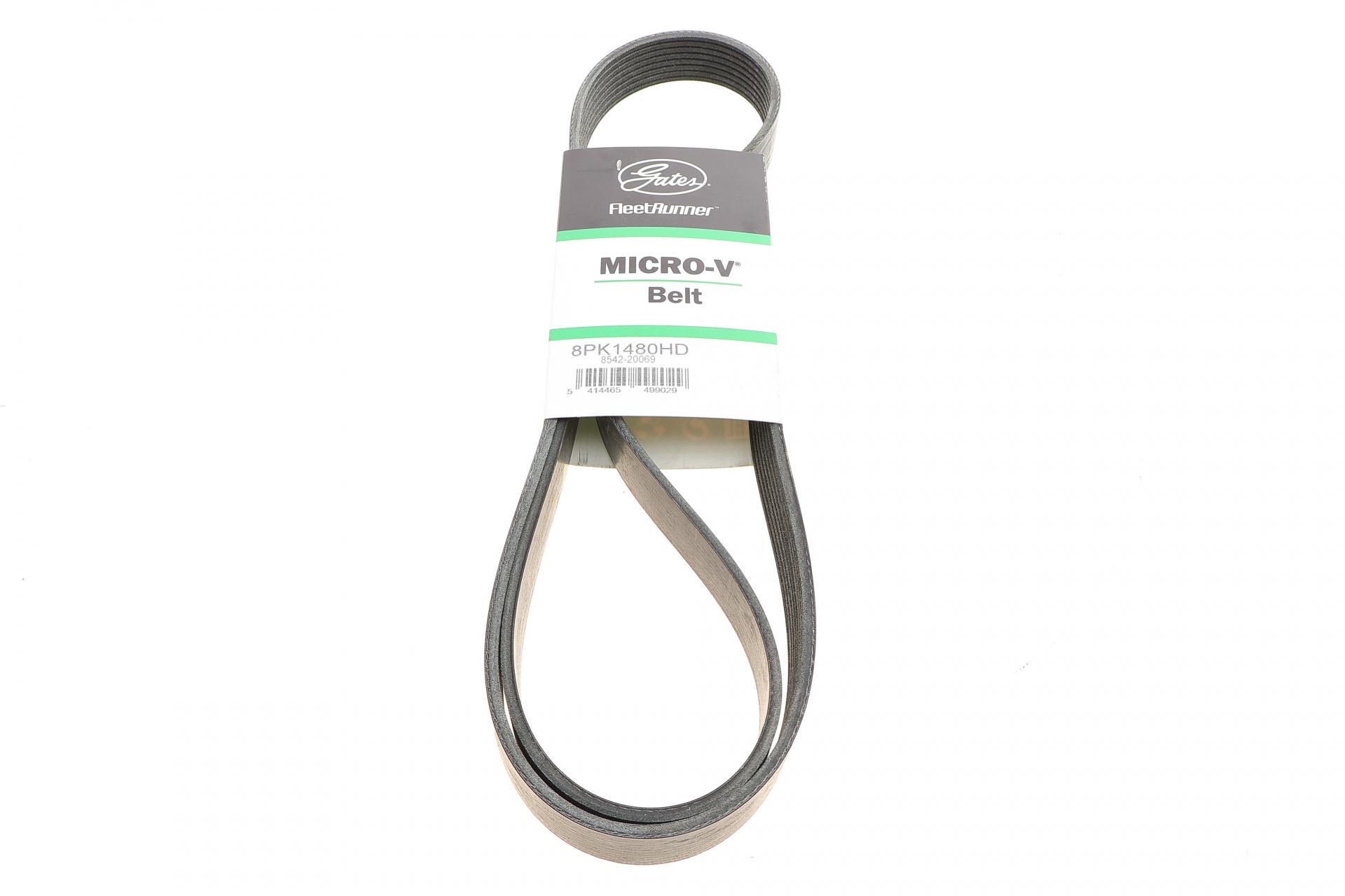 Ремень генератора GATES для MB Atego 96- OM904 (8PK1480HD)