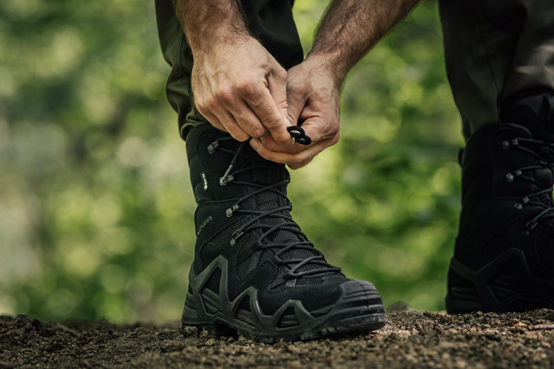 Берці тактичні Lowa Zephyr HI MK2 Gore-Tex® MID TF р. 41,5 Чорний (532414203) - фото 8