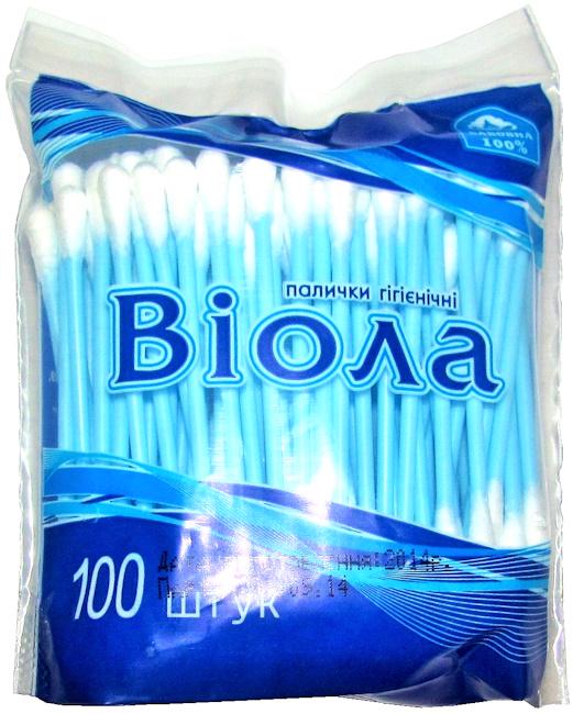 Палочки гигиенические Виола BI-100 100 шт.