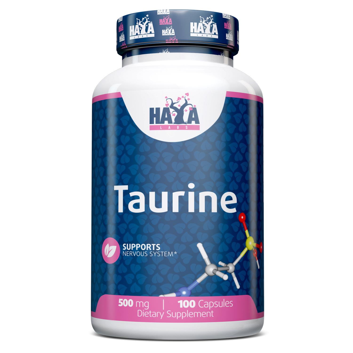 Таурин Haya Labs Taurine 500mg 100 capsules