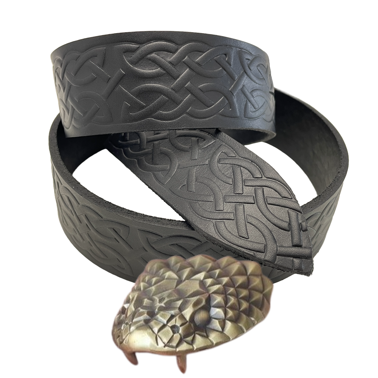 Ремень тиснение с пряжкой Gorillas BBQ Accessories Змея латунь (bb59)