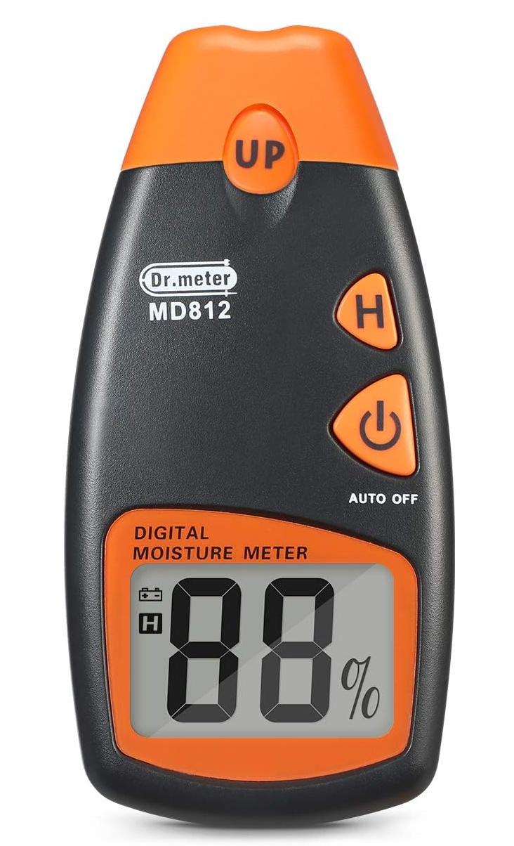 Вологомір цифровий Dr.Meter MD-812 для деревини з кроною 9В та чохлом - фото 5 Вологомір цифровий Dr.Meter MD-812 для деревини з кроною 9В та чохлом - фото 5