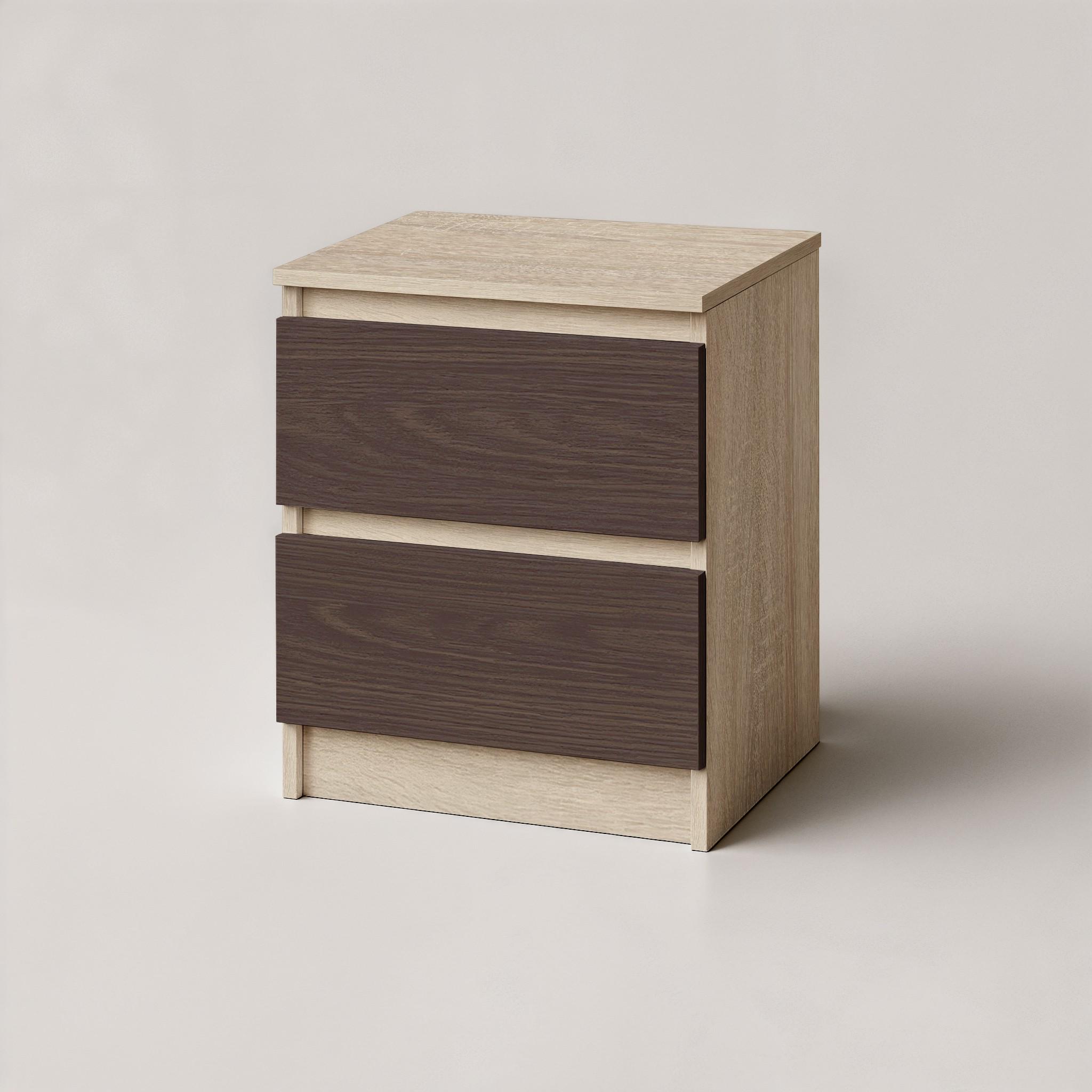 Тумба приліжкова FT-225 400х400х530 мм Дуб Сонома/Венге Магія - фото 2 Тумба приліжкова FT-225 400х400х530 мм Дуб Сонома/Венге Магія - фото 2