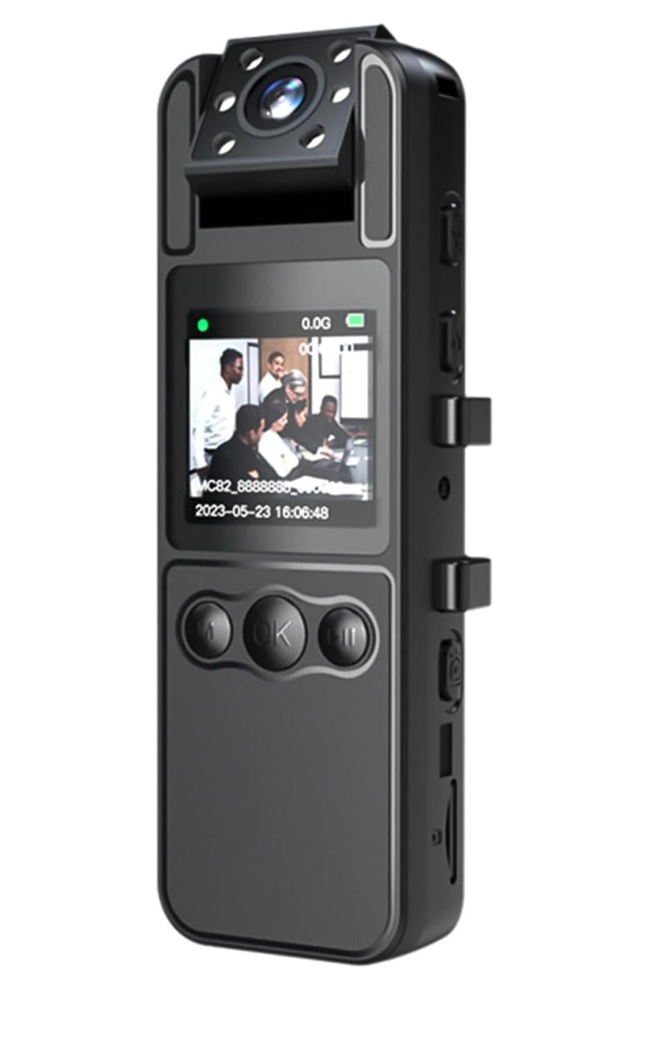 Видеорегистратор 4K Wi-Fi LCD HD с ИК-ночным видением и записью звука Черный Видеорегистратор 4K Wi-Fi LCD HD с ИК-ночным видением и записью звука Черный