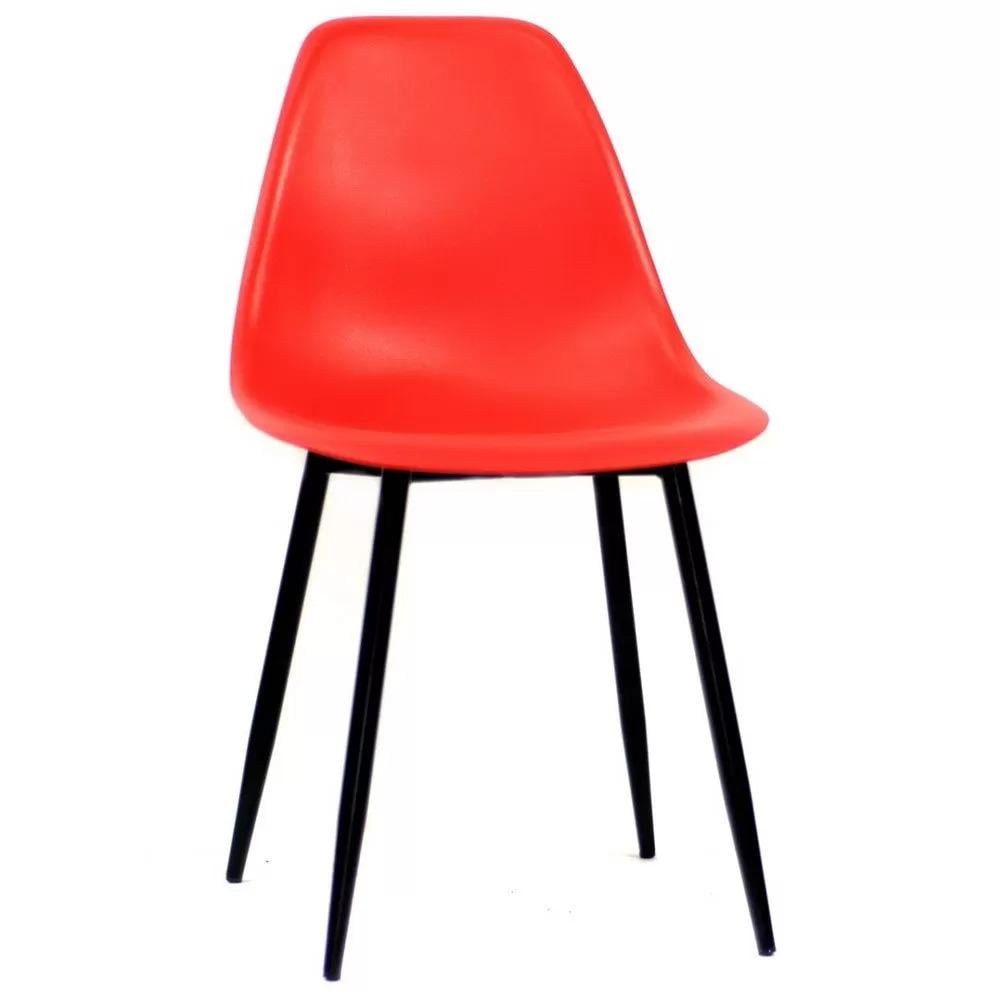Стул EAMES BASIC 05 Красный/Черный (114037)