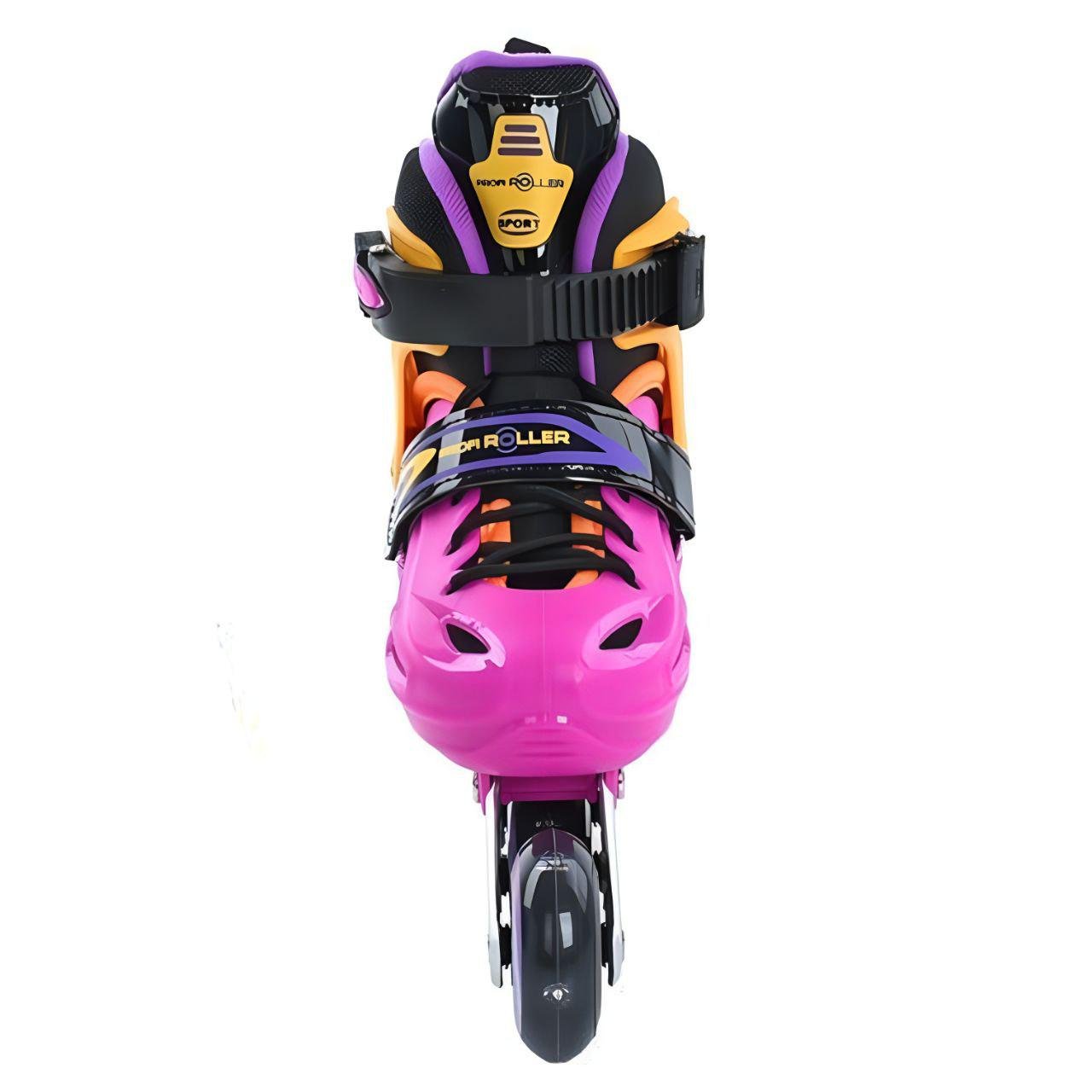 Ролики A4151-S-V р. 31-34 Фиолетово-оранжевый - фото 3 Ролики A4151-S-V р. 31-34 Фиолетово-оранжевый - фото 3