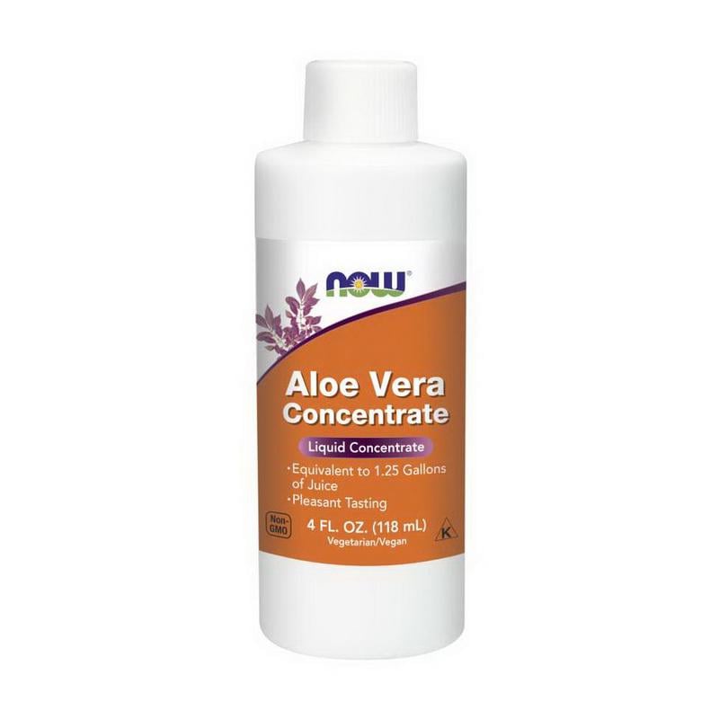 Концентрат питьевой Алоэ вера 40:1 NOW Aloe Vera Concentrate 118 мл