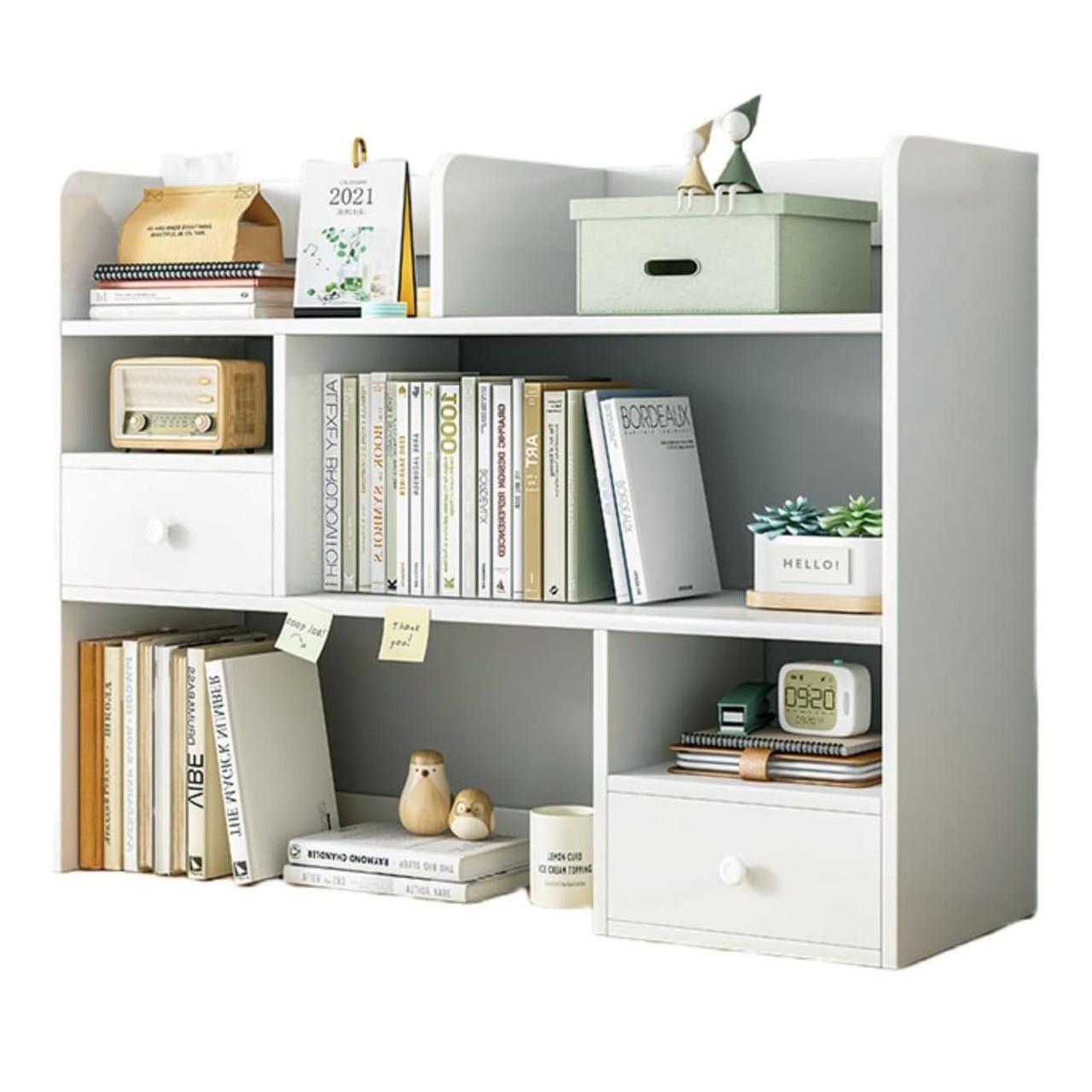 Полка-надстройка настольная из дерева Тиамир зефир (АКД-013220)