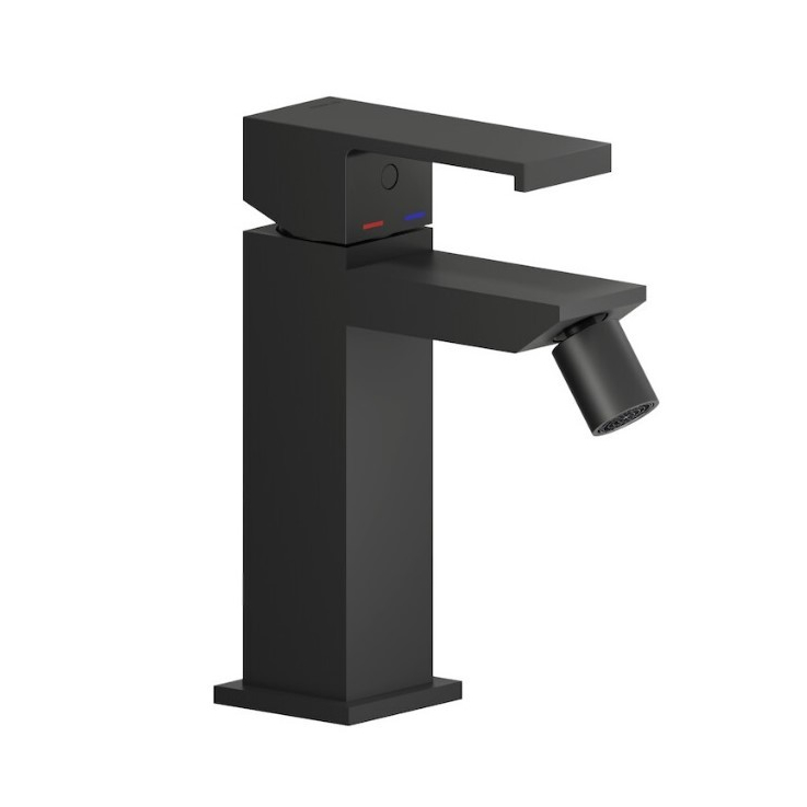 Смеситель для биде Nobili MI102119/2BM однорычажный Черный матовый (LEO-MI102119/2BM)