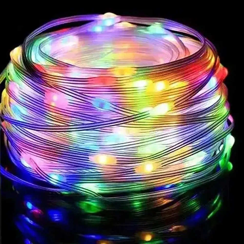 Гирлянда от USB 20 м 200 LED с пультом Разноцветный (234588390) - фото 10