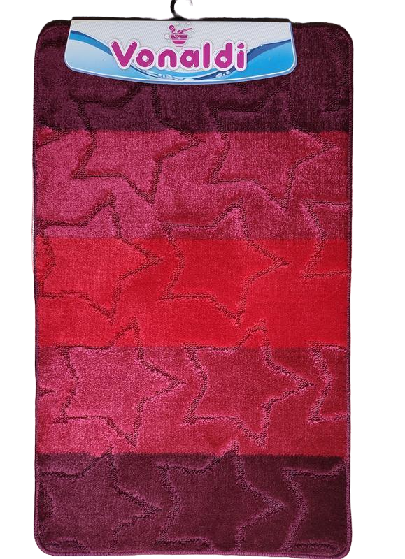 Коврики для ванной и туалета Vonaldi с вырезом полиэстер/резиновая основа 60x100 см (382 Xm) Коврики для ванной и туалета Vonaldi с вырезом полиэстер/резиновая основа 60x100 см (382 Xm)