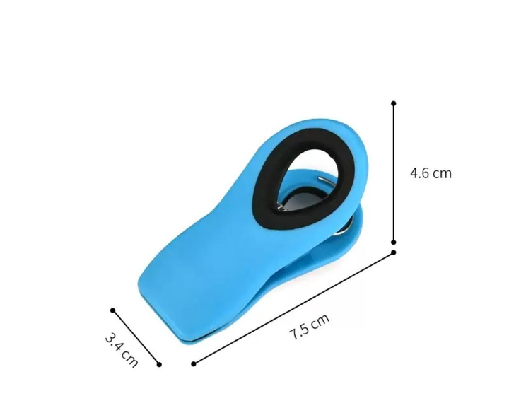 Затискач універсальний магнітний Блакитний (0377) - фото 2 Затискач універсальний магнітний Блакитний (0377) - фото 2