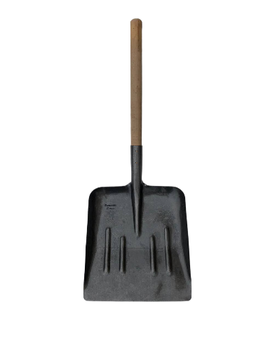 Лопата Вугільна зернова снігоприбиральна з рейкової сталі з черенком