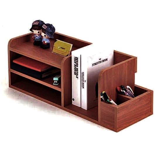 Полиця-надбудова настільна з дерева Еліріса шафран (АКД-017106)