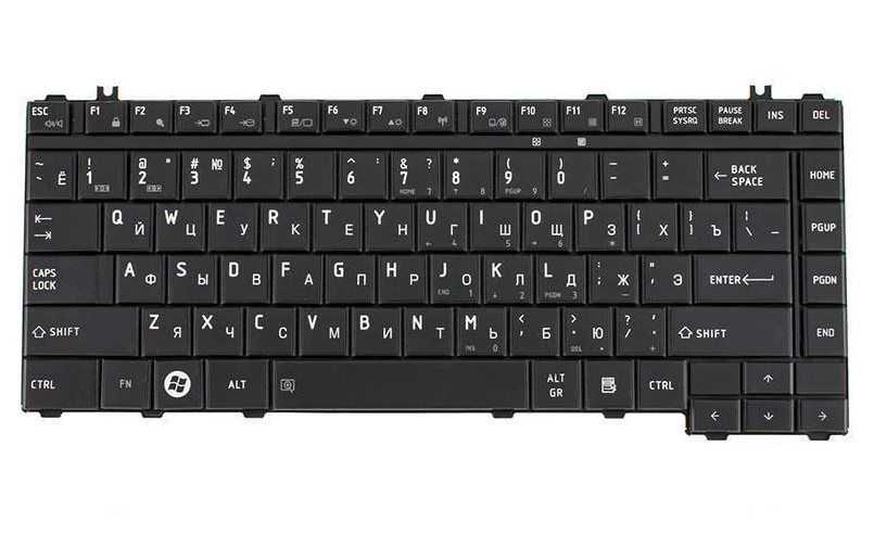 Клавиатура для ноутбука Toshiba Satellite M200 Черный (180683)