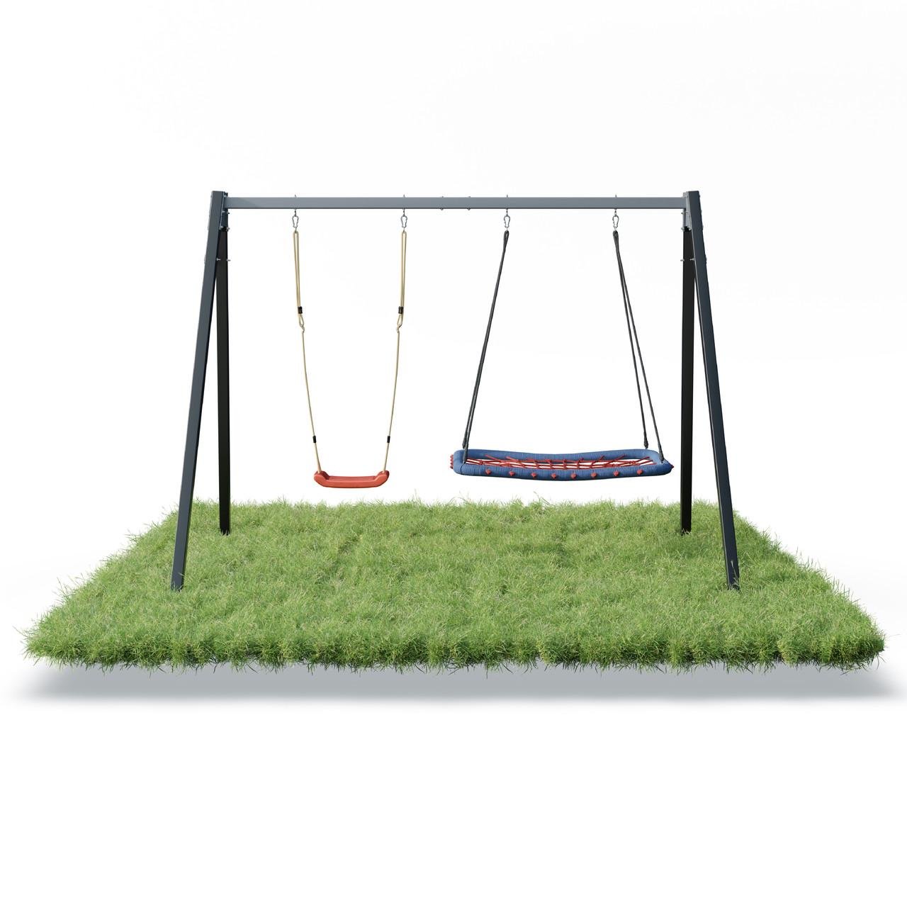 Каркас для детской качели WCG 2 Elite Play Frame двухместная/Качели гнездо прямоугольные/пластиковые качели (2584678604)