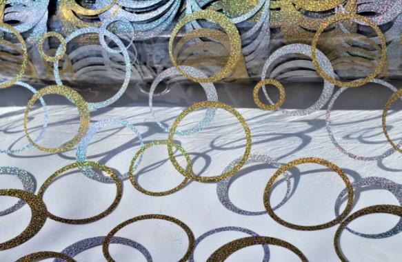 Мягкое стекло лазер Oncu Grup 800 мкм 80х60 см Прозрачно-золотой (4070-G) - фото 6