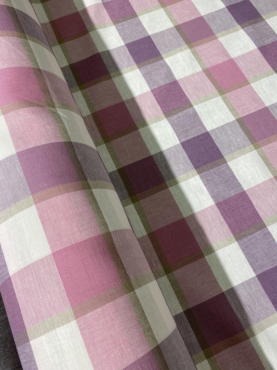 Ткань скатертная LINEN PLUS льняная 155 см 1/1 Меланж - фото 5