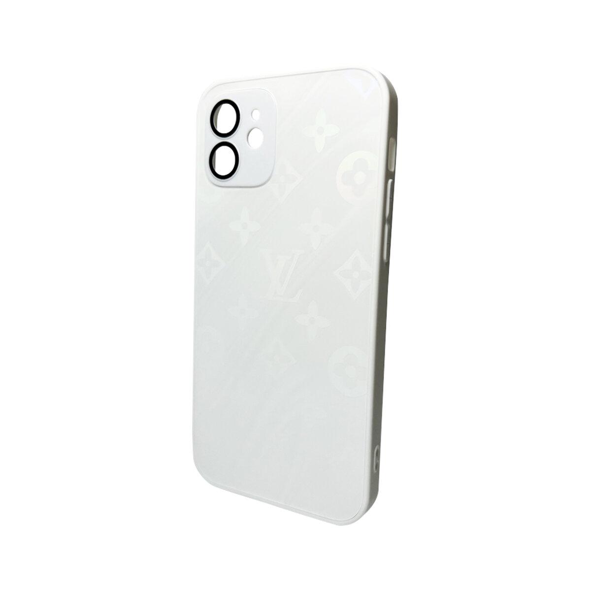 Противоударный чехол для Apple iPhone 13 AG Glass Gradient Frame Pearly White