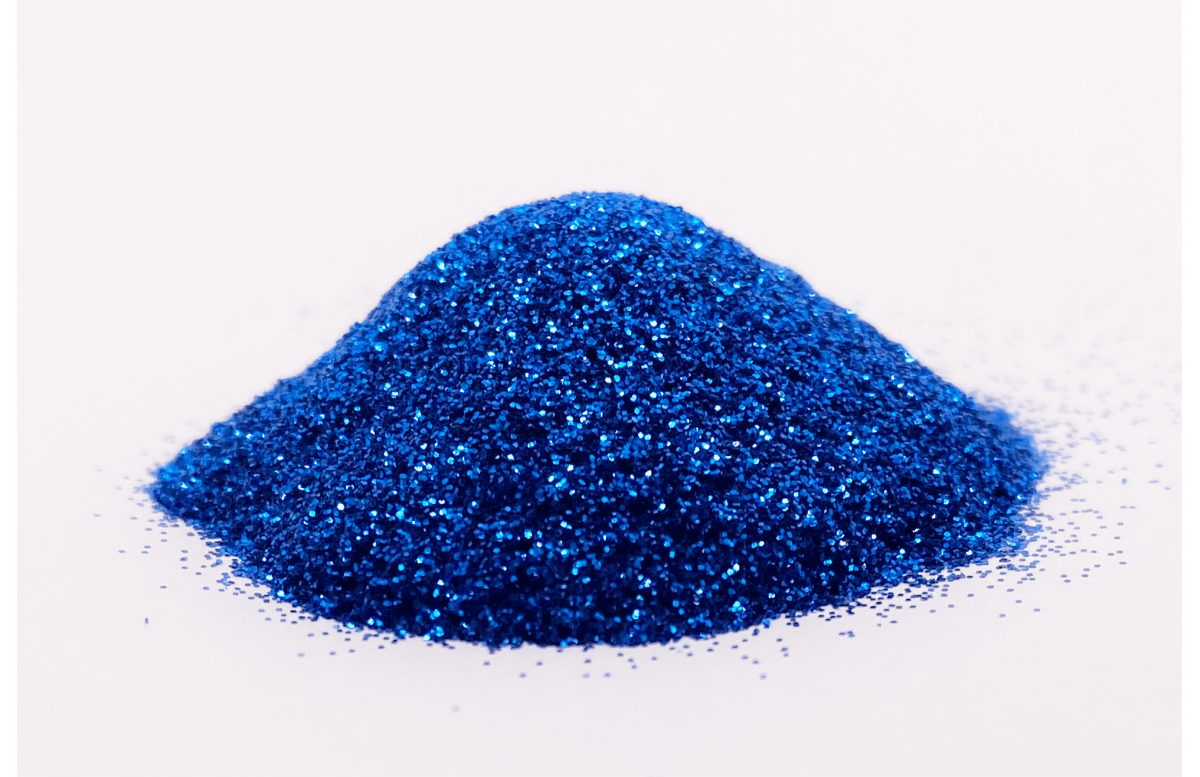 Глітер 845 0,2 мм 1/128 2 мл Синій сапфір (078451)