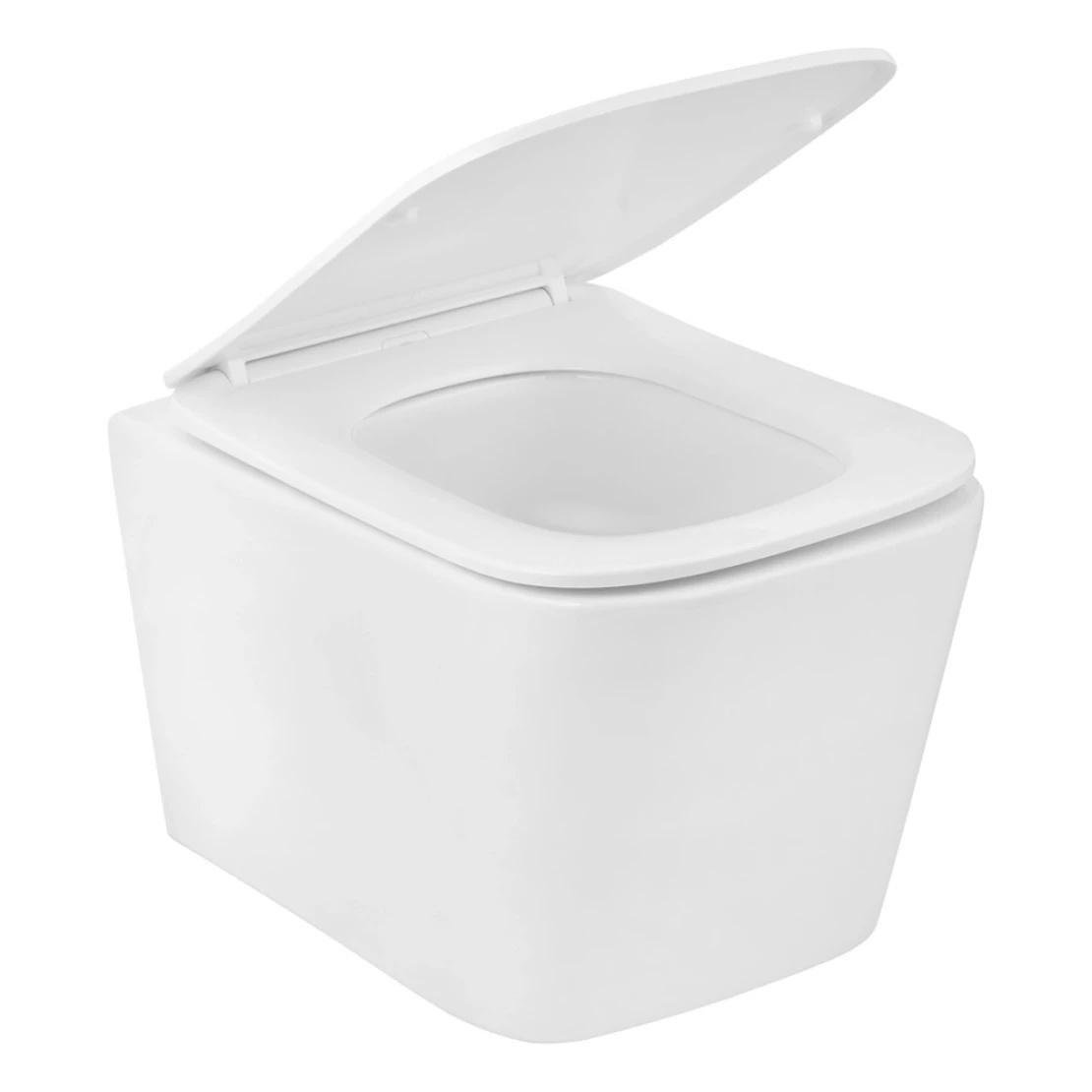 Унитаз подвесной Kroner Eifel WHI483429 Tornado безобедочный с сиденьем Slim Duroplast 300х346 мм Белый (KE483429WHIT) - фото 3 Унитаз подвесной Kroner Eifel WHI483429 Tornado безобедочный с сиденьем Slim Duroplast 300х346 мм Белый (KE483429WHIT) - фото 3