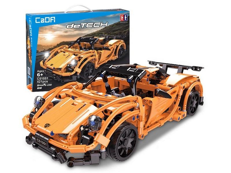 Спортивная машина CaDa Technic Porsche 918 C51051W 421 деталь (10288725) - фото 5