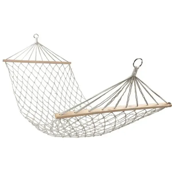 Гамак туристический подвесной плетеный 185х91 см (7190) Гамак туристический подвесной плетеный 185х91 см (7190)