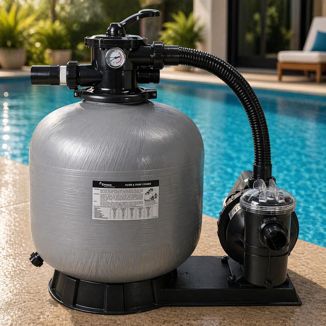 Фильтрационная установка для бассейна Emaux FSF450 8,1 м3/ч D455 (5569)