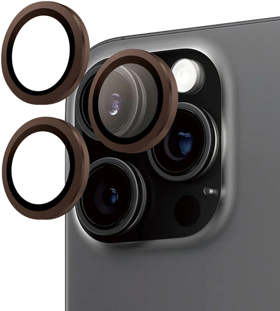 Защитное стекло для камеры ArmorStandart AR for iPhone 16 Pro / 16 Pro Max Brown (ARM79412)