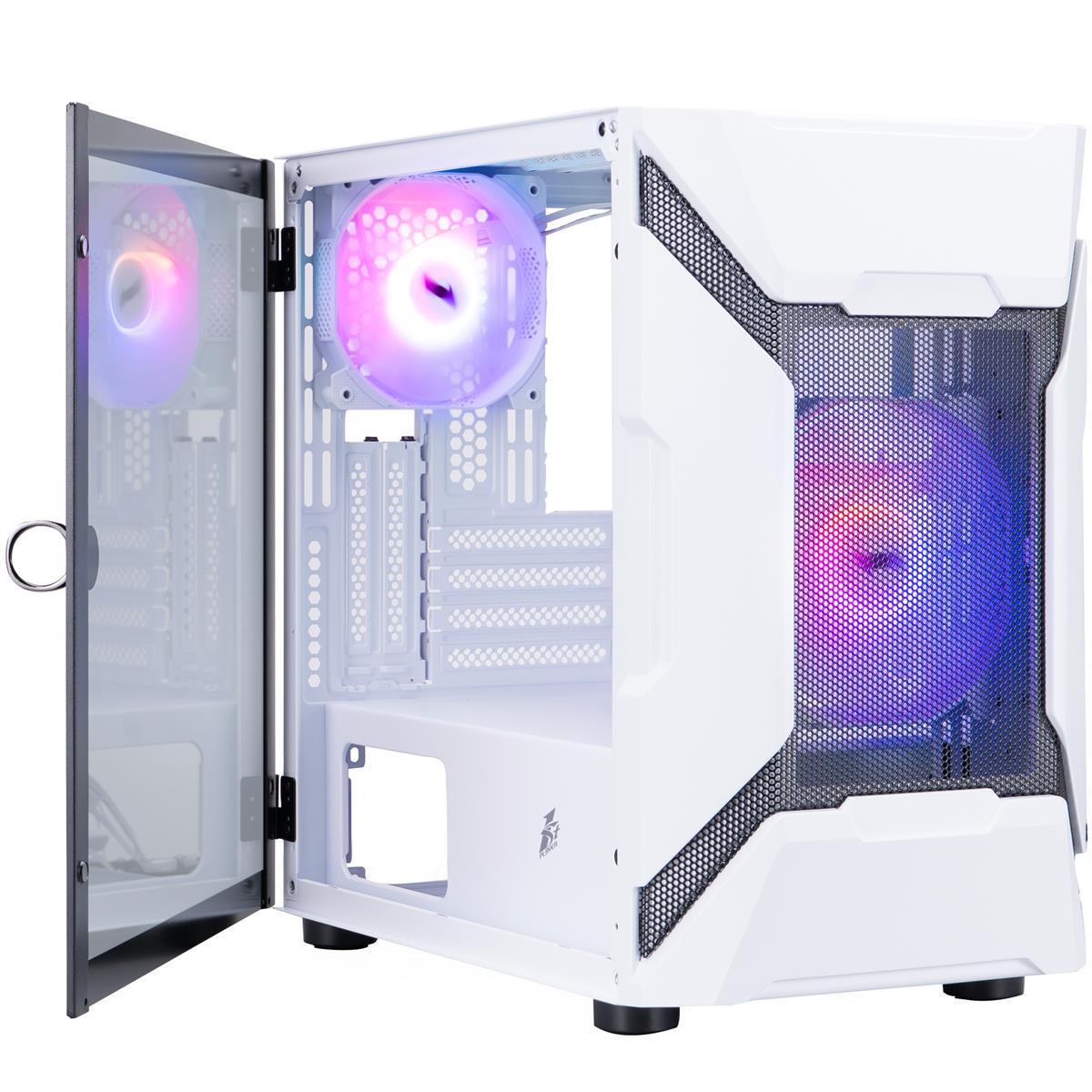 Корпус для ПК 1stPlayer D3-A-WH-1F7-14-W-1F7-W no PSU White (30167504)