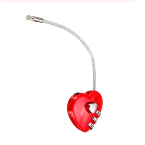 Замочек Anex Сердечко Love с кодом (1195) - фото 2 Замочек Anex Сердечко Love с кодом (1195) - фото 2