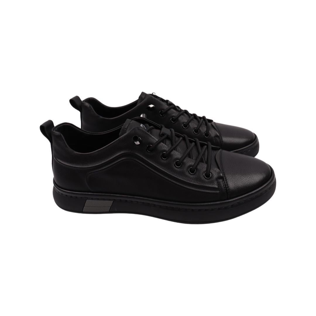 Кеди чоловічі Berisstini зі шкіри р. 40 Чорний (83-22/23DTC)