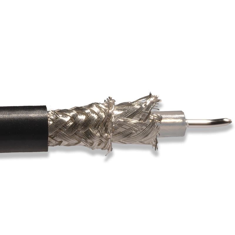 Кабель коаксіальний RG223 MIL-C-17 50 Ом Ø 0,9 мм LDPE 1 м (000048755) - фото 2