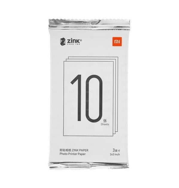 Фотопленка для принтера мгновенной печати Xiaomi ZINK Mi Pocket Photo Printer 2x3" 10 л